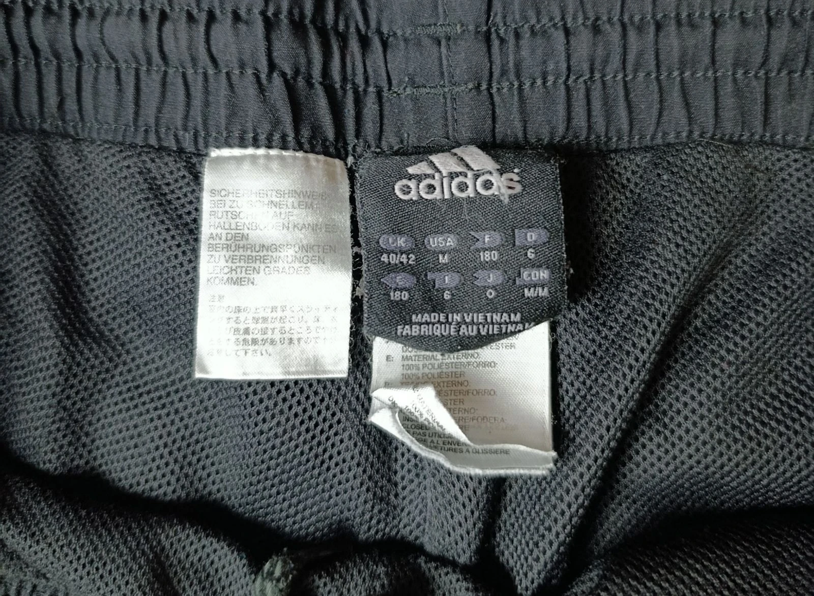 Pantalones de chándal Adidas Black 3-Stripes – Hombre M – photo 5